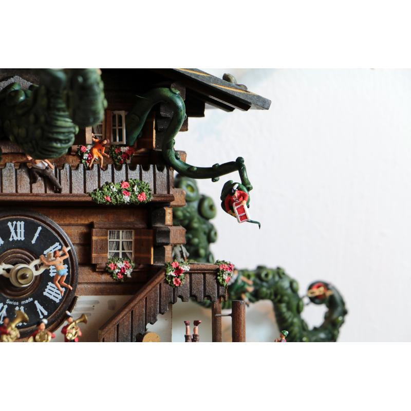 Distressed Clock I - Four Poster