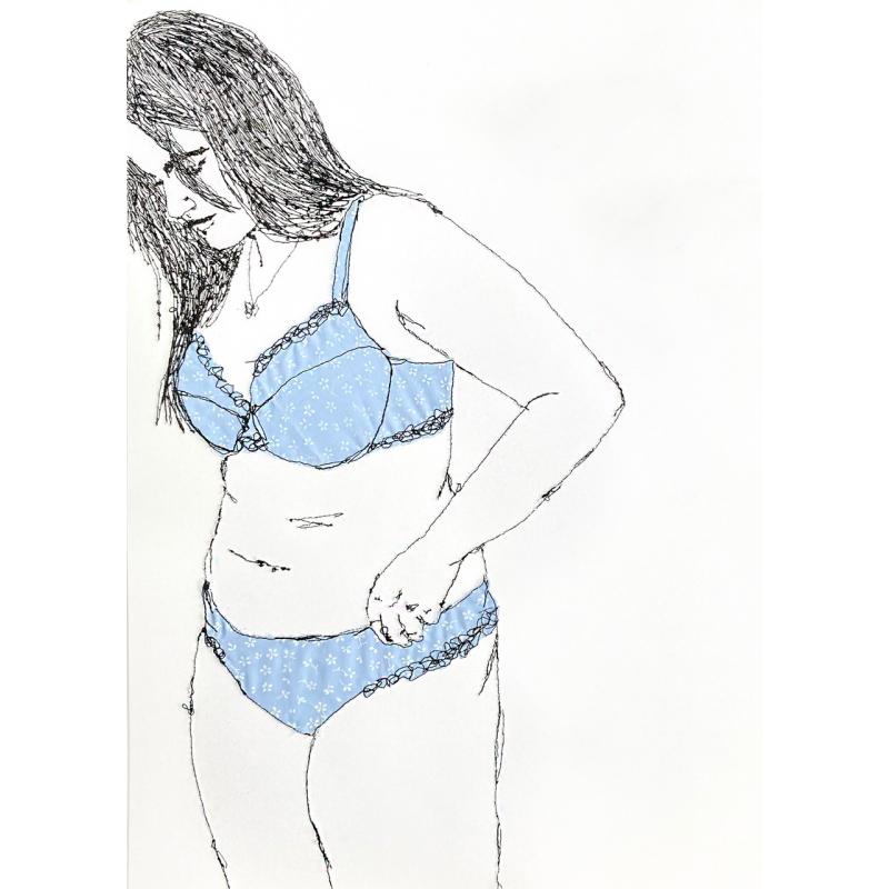 Ditsy Blue Lingerie